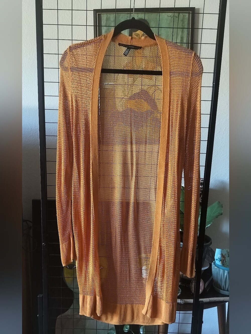 Like New Orange Mesh Duster